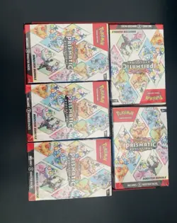 Pokemon TCG Prismatic Evolutions Booster Bundle Box X3 6 Packs English - Image 1