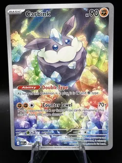 Pokemon TCG Carbink 242/217 Ascended Heroes Alternate Art - Image 1