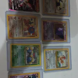 Pokemon TCG Vintage Base Set Lot 7 Cards 1999 Holo Hitmonchan Snorlax Gengar - Image 3