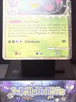 Pokemon Card Meganium Prime HGSS08 Holo Black Star Promo Near Mint - Image 3