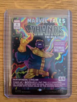 Magic: The Gathering Marvel Thanos The Mad Titan Mythic Rare MTG MSH Foil - Image 1