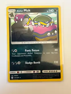 Alolan Muk 131/236 Rare Cosmic Eclipse Pokemon Near Mint - Image 1