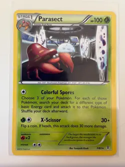 Parasect 7/83 Rare Generations Pokemon Lightly Played - Image 1