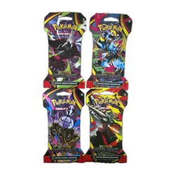Pitch Black Sleeved Booster Pack - Art Bundle Set of 4 | Pokemon TCG - Image 1