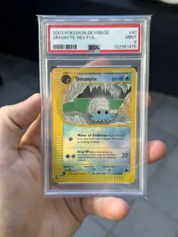 2003 Omanyte Skyridge Reverse Holo #41 PSA 9 - Pokemon TCG - Image 1