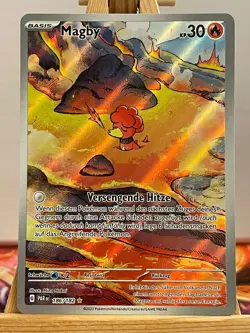 Magby 186/182 Illustration Rare Paradoxrift Deutsch NM Pokemon - Image 1