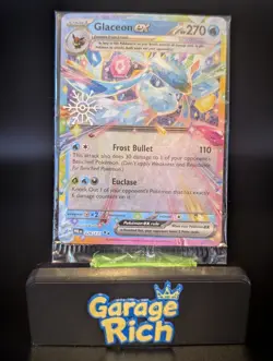Glaceon EX 26/131 Sealed Snowflake Holo - Prismatic Evolutions Pokemon TCG NM+ - Image 1