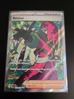 Atticus - 133/131 - Pokemon Prismatic Evolutions Full Art Ultra Rare NM - Image 1