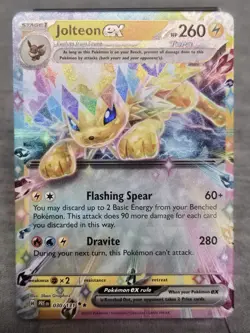 Jolteon Ex 30/131 Pokemon TCG S&V Prismatic Evolutions Double Rare Holo PRE - Image 1