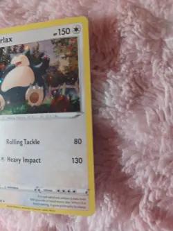 Pokemon Snorlax 140/202 Cosmo Holo Foil Sword & Shield TCG 2020 Rare - Image 3