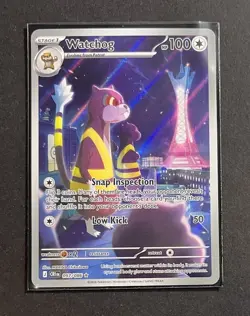 Pokemon Watchog 097/086 Illustration Rare Chaos Rising Near Mint - Image 4