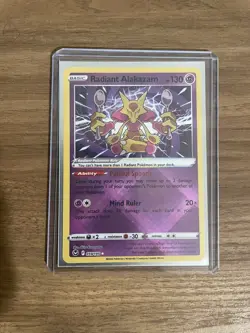 Radiant Alakazam | RADIANT RARE | SWSH- Silver Tempest 059/195 | Pokemon NM/MINT - Image 4