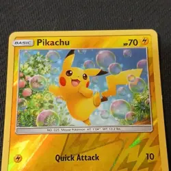 The Pokemon Company Pokemon TCG Pikachu 19/68 Hidden Fates Reverse Holo EN HP 70 - Image 3