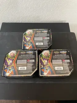 Pokemon TCG Shining Fates Tin Set Of 3 Eldegoss Boltund Cramorant - New/Sealed - Image 4