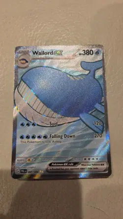 Wailord ex 097/084 Full Art - Pitch Black Pokemon TCG - Image 1