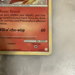 Pokemon HeartGold SoulSilver Ninetales Holo Rare 7/123 NM - Image 5