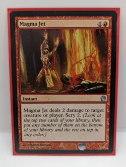 MTG Magma Jet Theros 128/249 Regular Uncommon NM - Image 1