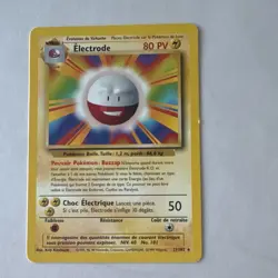 WOTC Electrode 21/102 Base Set Rare 1999 French 80 HP 1st Edition - Image 3