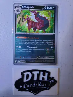 The Pokemon Company Scolipede 056/086 Sv: Black Bolt Stage 2 ENG Master Ball - Image 1