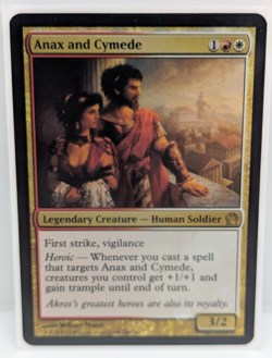 MTG Anax and Cymede Theros Foil NM Rare - Image 1