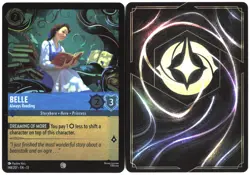 Disney Lorcana TCG Belle - Always Reading 148/207 Common Foil Attack Of The Vine - Image 3