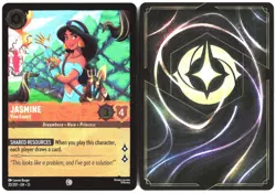 Disney Lorcana TCG Jasmine - Vine Expert 20/207 Common Foil Attack Of The Vine - Image 3
