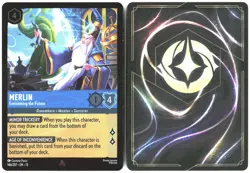 Disney Lorcana TCG Merlin - Envisioning the Future 146/207 Rare Foil Attack Of T - Image 3