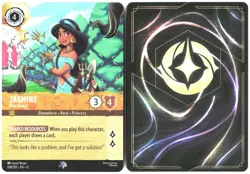 Disney Lorcana TCG Jasmine - Vine Expert 208/207 Epic Foil Attack Of The Vine - Image 3