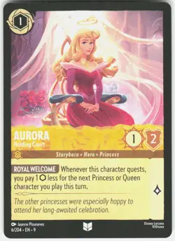 Aurora Holding Court 6/204 Fabled Disney Lorcana - Image 1