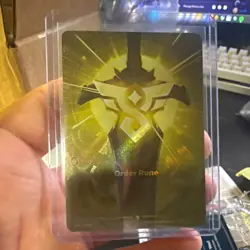 League of Legends LoL TCG Order Rune Collectible Card Foil Finish - Image 1