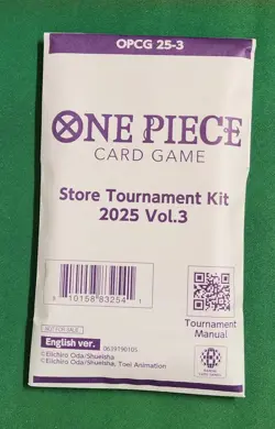 ONE PIECE CARD GAME STORE TOURNAMENT KIT 2025 VOL. 3 OPCG 25-3 NEW AND SEALED - Image 1