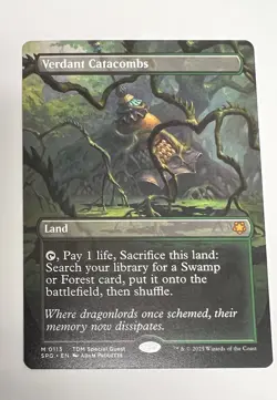 Verdant Catacombs (Borderless) Land Special Guests MTG Magic The Gathering - Image 1
