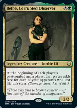 Belbe, Corrupted Observer -Foil Light Play MTG Commander Legends - Image 1