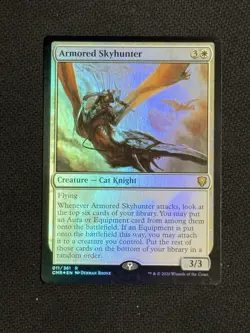 Wizards of the Coast MTG Commander Legends Armored Skyhunter Foil Rare EN #011 - Image 1