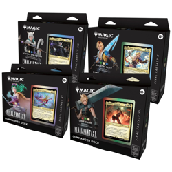 MTG Final Fantasy Commander Decks Set of 4 Deck Magic the Gathering Case - Image 1