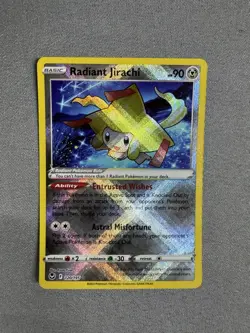 Radiant Jirachi Pokemon Silver Tempest 120/195 Radiant Rare MINT - Image 1