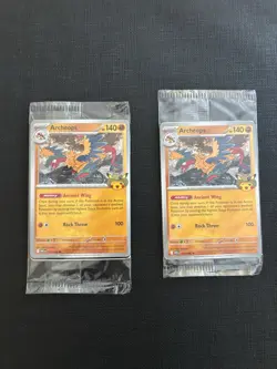 SEALED Pokemon x Chicago Field Museum Archeops Promo Card Lot Of 2 - Image 1