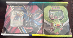 Pokemon TCG Legends of Galar V Tin 2-pack Zacian V & Rillaboom V *Retail Set* - Image 1