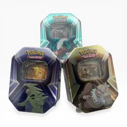 Pokemon TCG Triple Whammy Collector Tins x3 (Complete Set) Factory Sealed! - Image 1