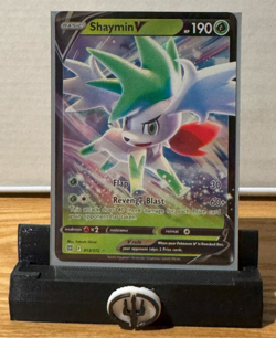 Pokemon TCG Shaymin V 013/172 Sword & Shield Mfg: Brilliant Stars Holo Ultra NM - Image 1