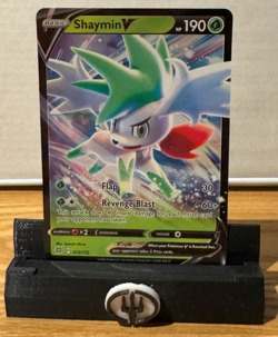 Pokemon TCG Shaymin V 013/172 Sword & Shield Mfg: Brilliant Stars Holo Ultra NM - Image 4