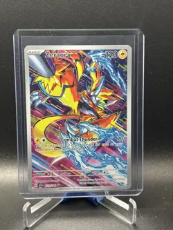 Pokemon Zeraora 151/142 Illustration Rare Stellar Crown NM - Image 1