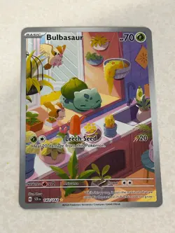 Bulbasuar 143/142 Illustration Rare Stellar Crown Pokemon Near Mint - Image 1