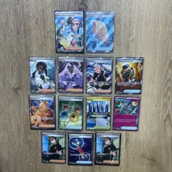 Pokemon TCG 13 Full Art Holo Trainer Lot, Rosas encouragement, Jumbo ice cream - Image 1