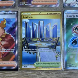 Pokemon TCG 13 Full Art Holo Trainer Lot, Rosas encouragement, Jumbo ice cream - Image 2