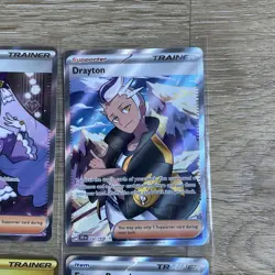 Pokemon TCG 13 Full Art Holo Trainer Lot, Rosas encouragement, Jumbo ice cream - Image 4