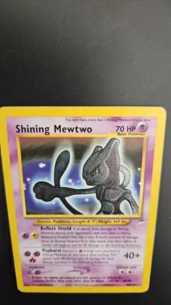 Nintendo Shining Mewtwo Neo Destiny Holo Secret Rare 109/105 2000 Eng 70HP - Image 5