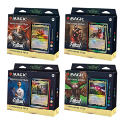 MTG Fallout Commander Deck Set of 4 - Magic the Gathering - Brand New Sealed - Image 1