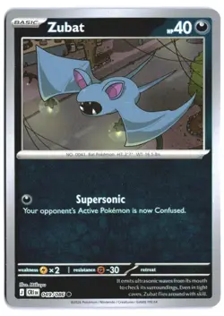 ZUBAT 049/086 Common Chaos Rising Reverse Holo NM - Image 2