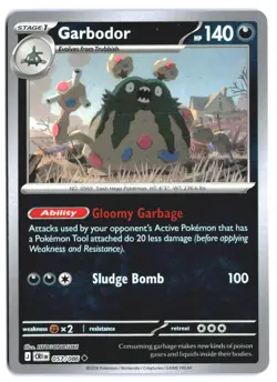 GARBODOR 057/086 Uncommon Chaos Rising Reverse Holo NM - Image 2